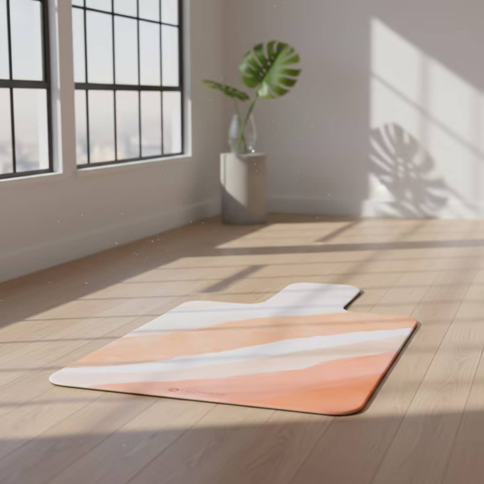 Pilates & Yoga Vida - เสื่อออกกำลังกาย เสื่อพิลาทิสแบบหนังกลับ กันลื่น บุนวม สำหรับใช้ในสตูดิโอ ออกกำลังกายที่บ้าน