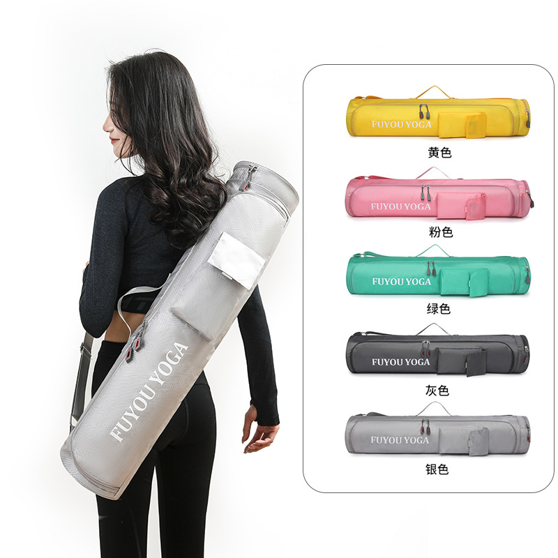 Pilates Yoga Fitness - กระเป๋าใส่เสื่อโยคะความจุขนาดใหญ่ น้ำหนักเบา กันน้ำ กระเป๋าสะพายข้างสำหรับออกกำลังกาย แฟชั่น กระเป๋าหลายช่อง