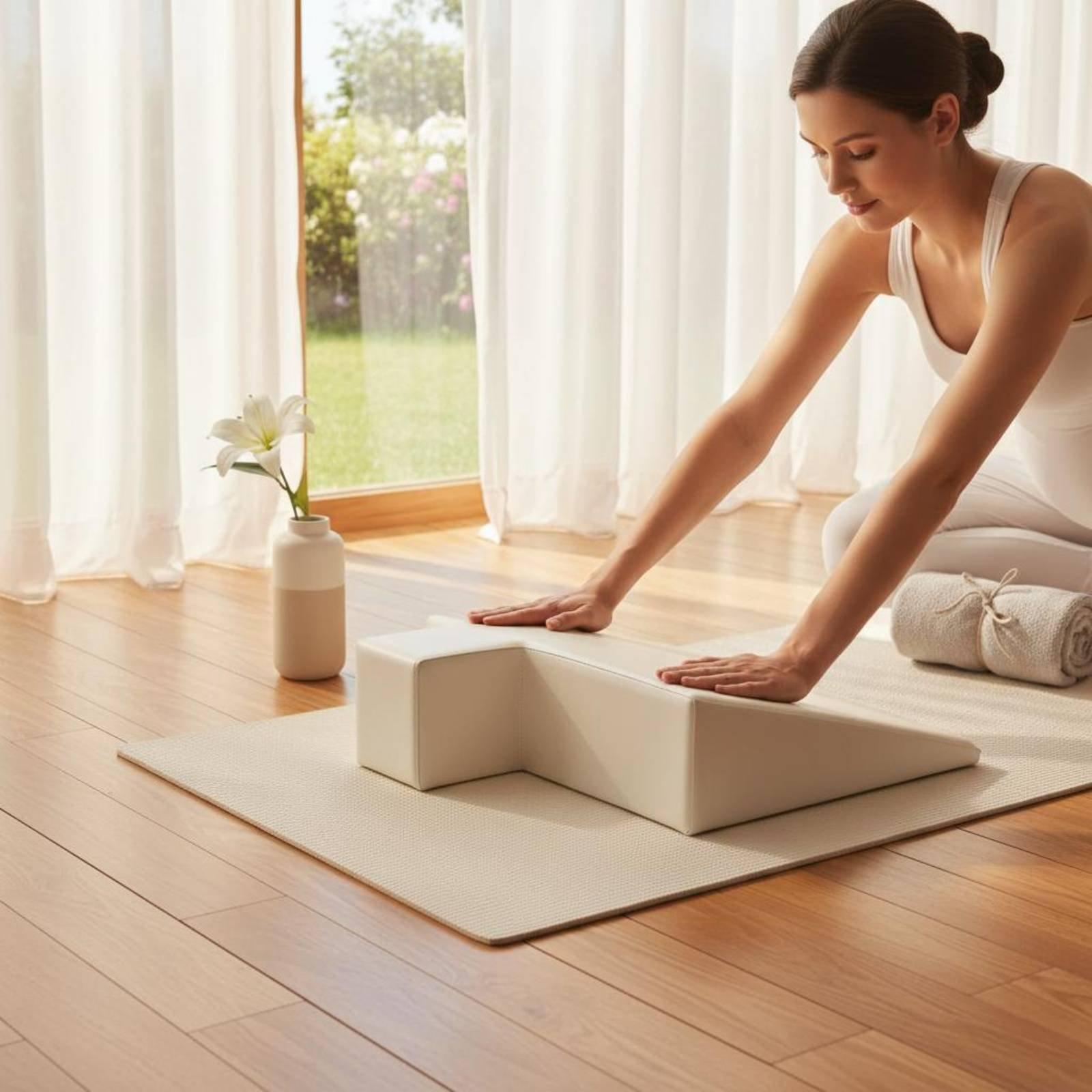 Pilates & Yoga Vida - เบาะรองหลังสำหรับคุณแม่ตั้งครรภ์ โฟมหนาแน่น หมอนออกกำลังกาย อุปกรณ์เสริมสำหรับพิลาทิส ใช้กับเครื่องพิลาทิส รีฟอร์มเมอร์